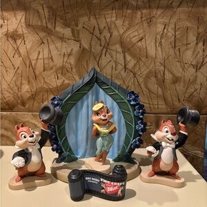 RARE Chip 'n Dale Clarice Two Chips and a Miss Opening title figurines FULL SET